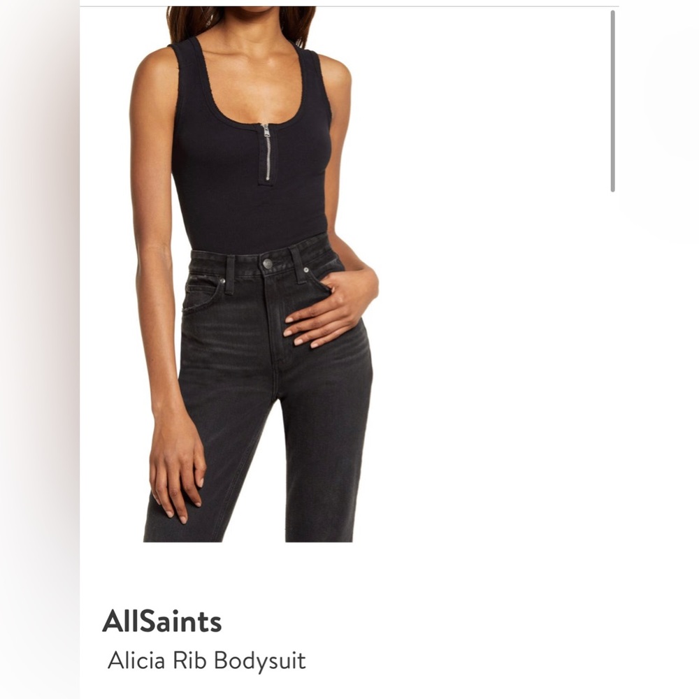All saints rib bodysuit